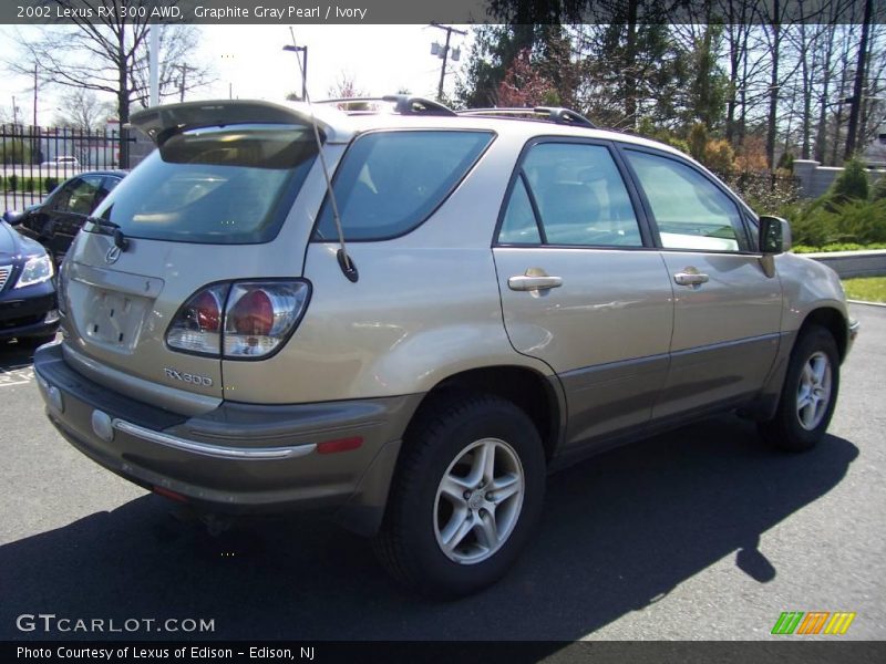 Graphite Gray Pearl / Ivory 2002 Lexus RX 300 AWD