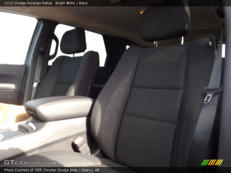 Bright White / Black 2013 Dodge Durango Rallye