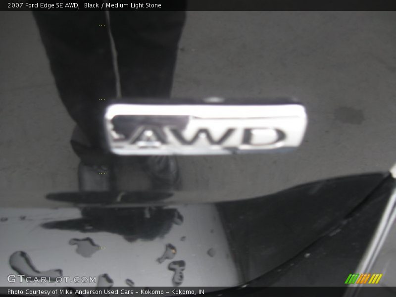Black / Medium Light Stone 2007 Ford Edge SE AWD