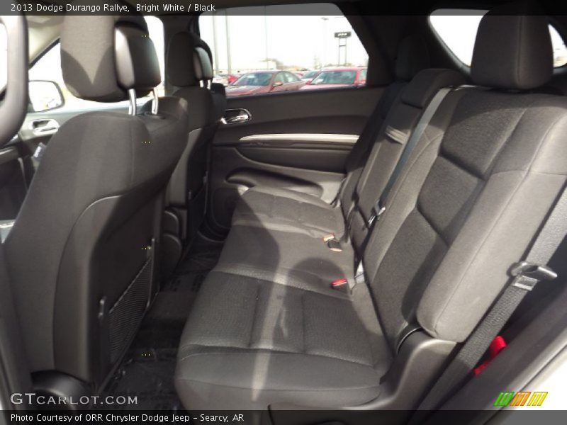Bright White / Black 2013 Dodge Durango Rallye