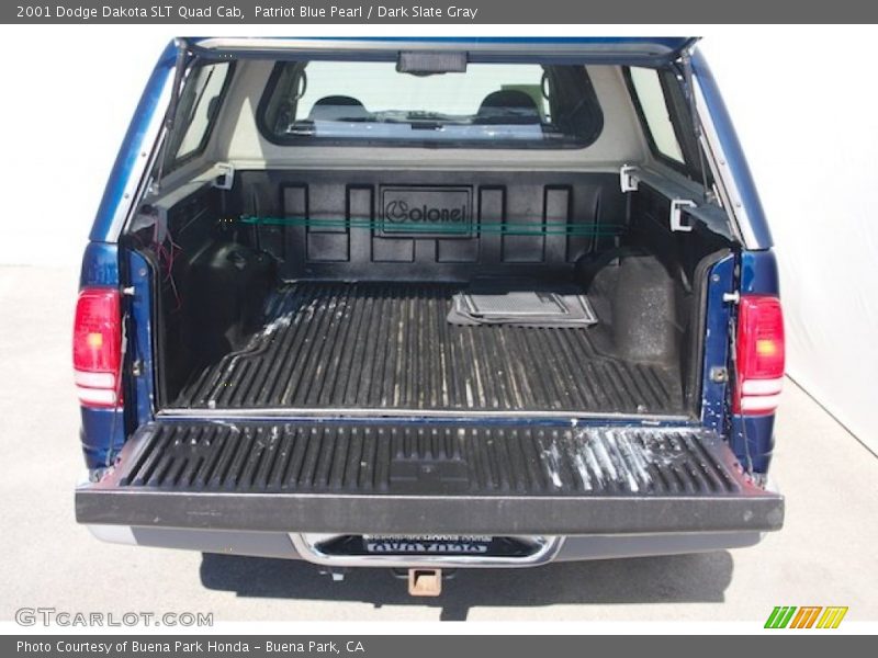 Patriot Blue Pearl / Dark Slate Gray 2001 Dodge Dakota SLT Quad Cab