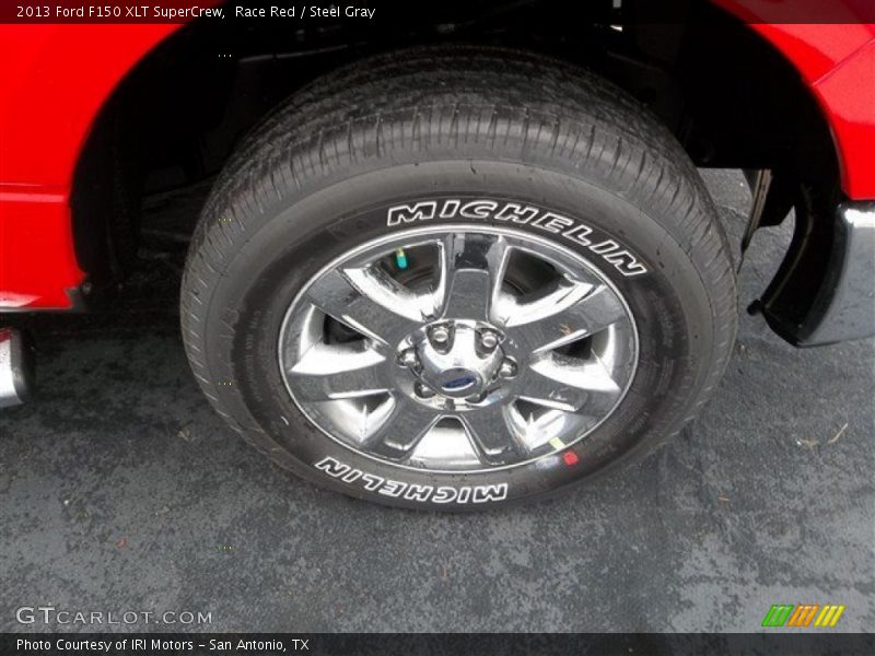 Race Red / Steel Gray 2013 Ford F150 XLT SuperCrew