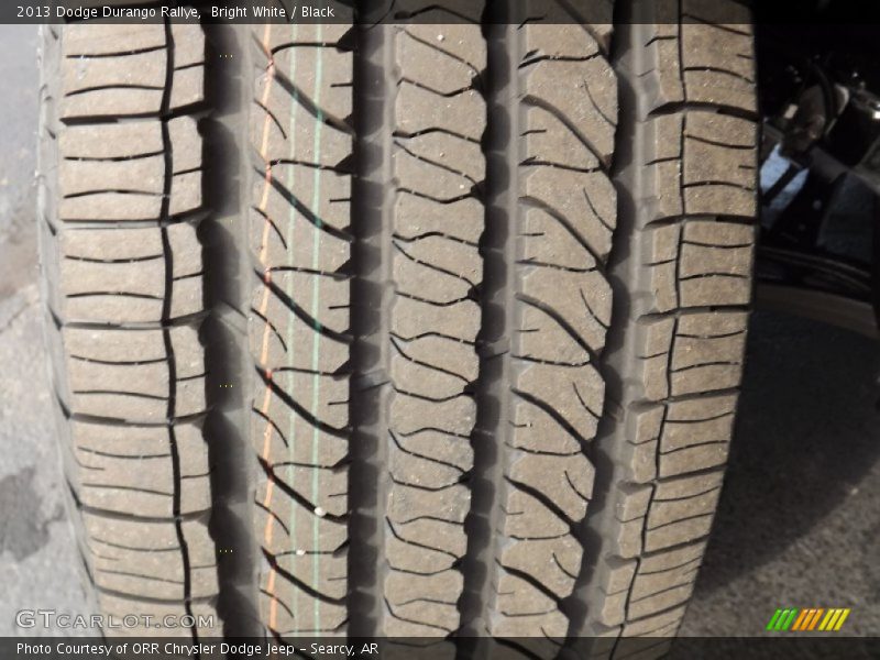 Bright White / Black 2013 Dodge Durango Rallye