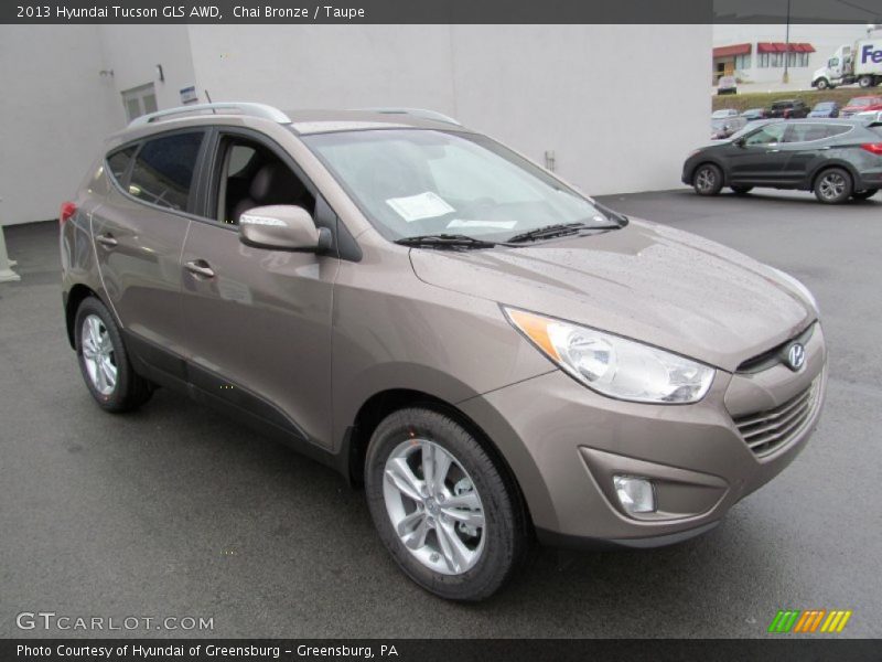 Chai Bronze / Taupe 2013 Hyundai Tucson GLS AWD