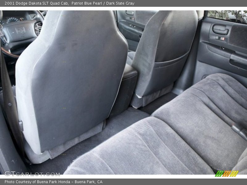 Patriot Blue Pearl / Dark Slate Gray 2001 Dodge Dakota SLT Quad Cab