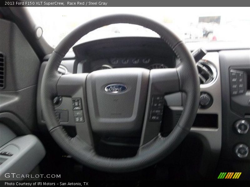 Race Red / Steel Gray 2013 Ford F150 XLT SuperCrew