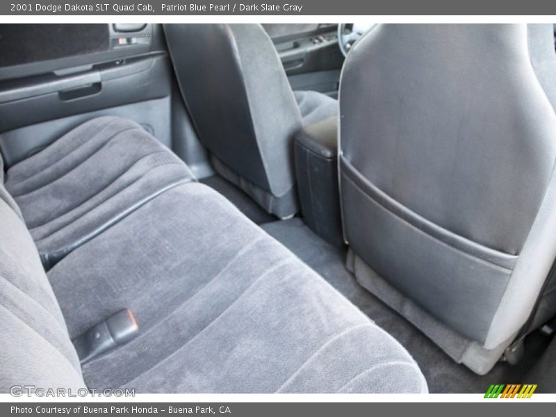 Patriot Blue Pearl / Dark Slate Gray 2001 Dodge Dakota SLT Quad Cab