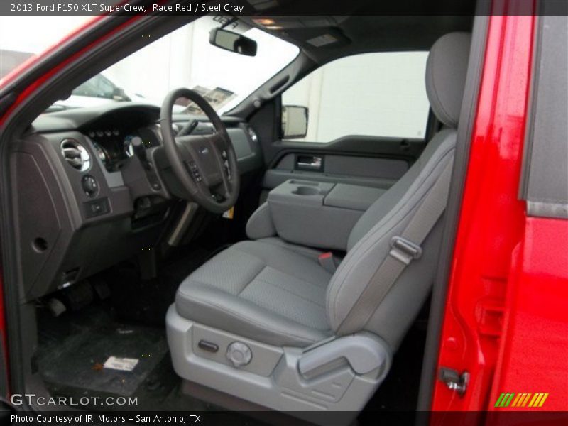 Race Red / Steel Gray 2013 Ford F150 XLT SuperCrew