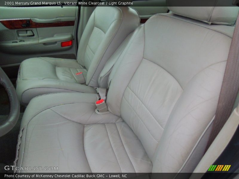 Vibrant White Clearcoat / Light Graphite 2001 Mercury Grand Marquis LS