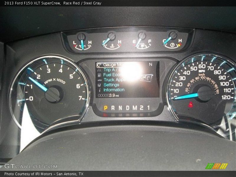 Race Red / Steel Gray 2013 Ford F150 XLT SuperCrew