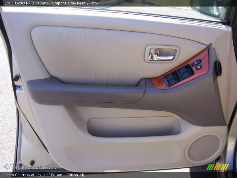Graphite Gray Pearl / Ivory 2002 Lexus RX 300 AWD