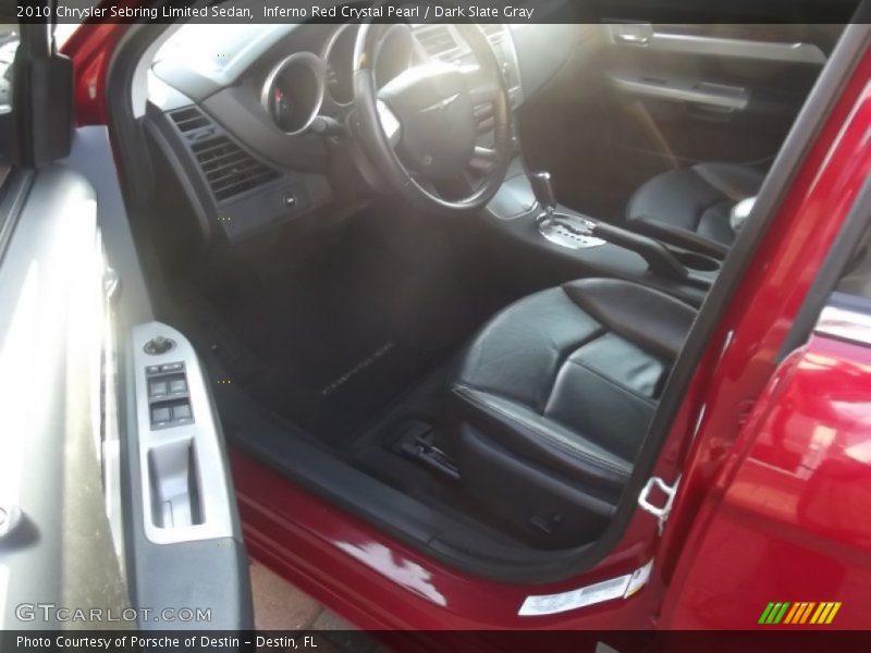 Inferno Red Crystal Pearl / Dark Slate Gray 2010 Chrysler Sebring Limited Sedan