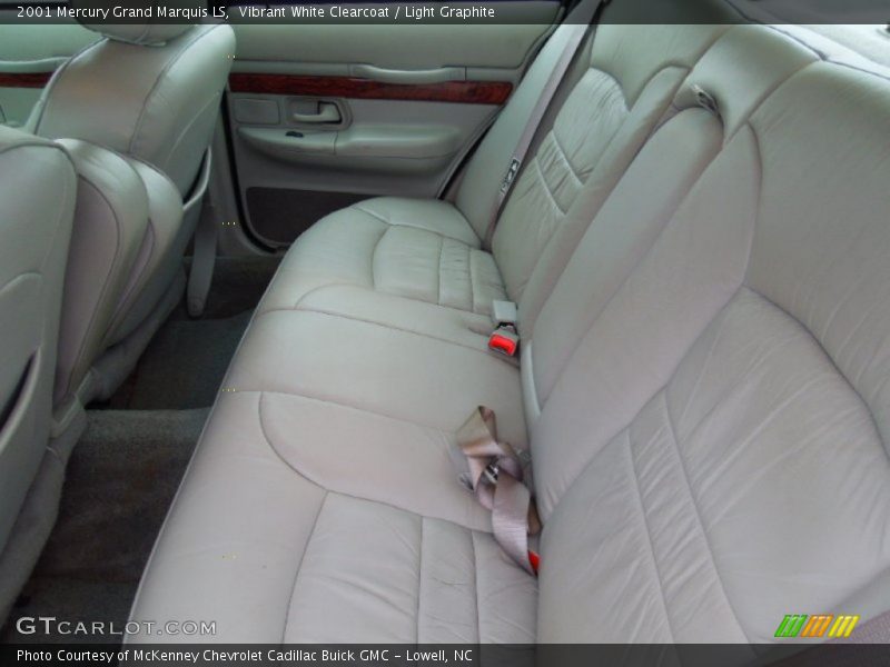 Vibrant White Clearcoat / Light Graphite 2001 Mercury Grand Marquis LS