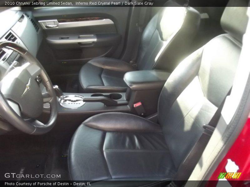 Inferno Red Crystal Pearl / Dark Slate Gray 2010 Chrysler Sebring Limited Sedan