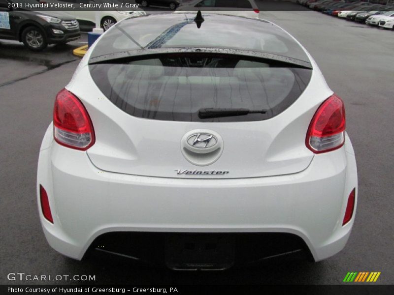 Century White / Gray 2013 Hyundai Veloster