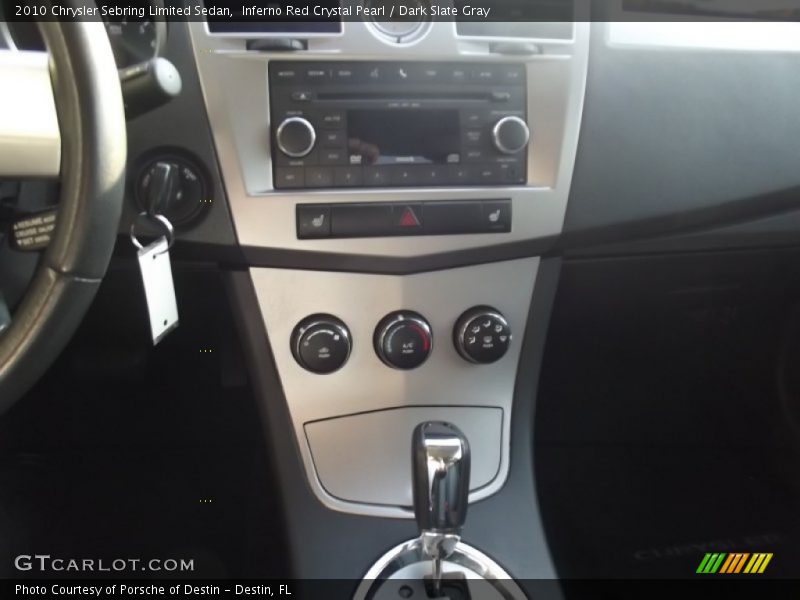 Inferno Red Crystal Pearl / Dark Slate Gray 2010 Chrysler Sebring Limited Sedan