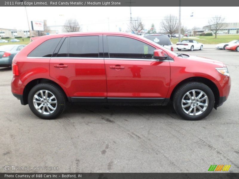 Red Candy Metallic / Medium Light Stone 2011 Ford Edge Limited
