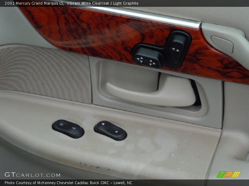 Vibrant White Clearcoat / Light Graphite 2001 Mercury Grand Marquis LS