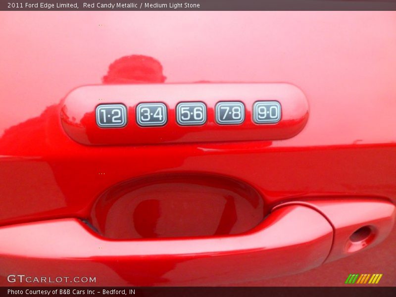 Red Candy Metallic / Medium Light Stone 2011 Ford Edge Limited
