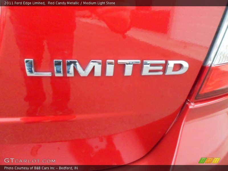Red Candy Metallic / Medium Light Stone 2011 Ford Edge Limited