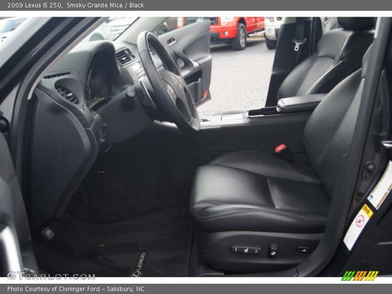 Smoky Granite Mica / Black 2009 Lexus IS 250