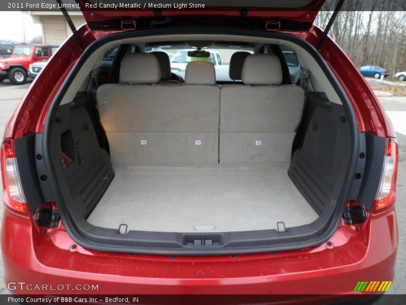 Red Candy Metallic / Medium Light Stone 2011 Ford Edge Limited