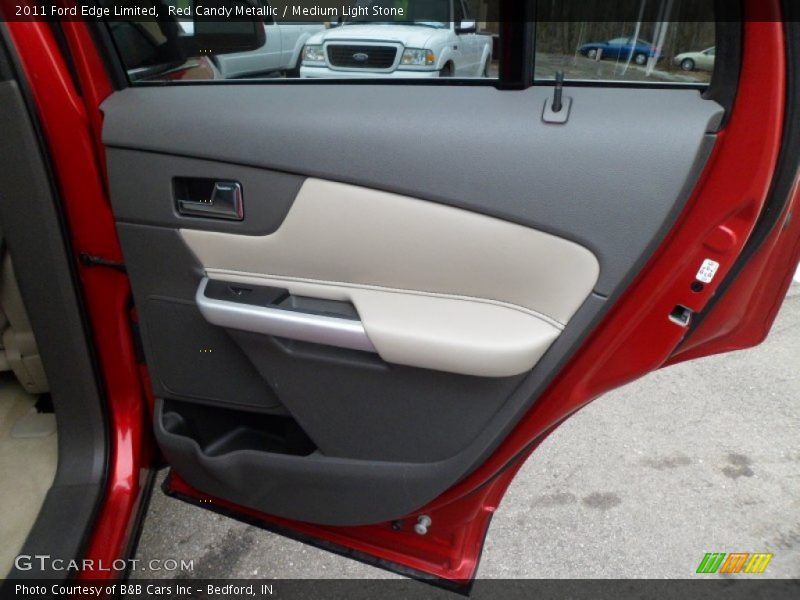 Red Candy Metallic / Medium Light Stone 2011 Ford Edge Limited