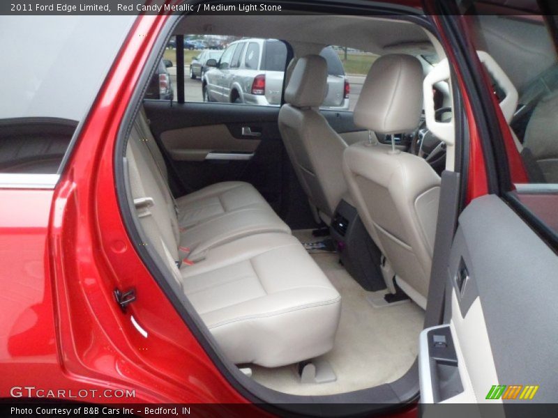 Red Candy Metallic / Medium Light Stone 2011 Ford Edge Limited