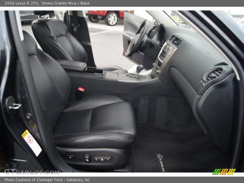 Smoky Granite Mica / Black 2009 Lexus IS 250