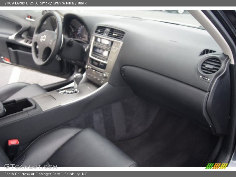 Smoky Granite Mica / Black 2009 Lexus IS 250