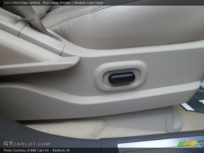 Red Candy Metallic / Medium Light Stone 2011 Ford Edge Limited