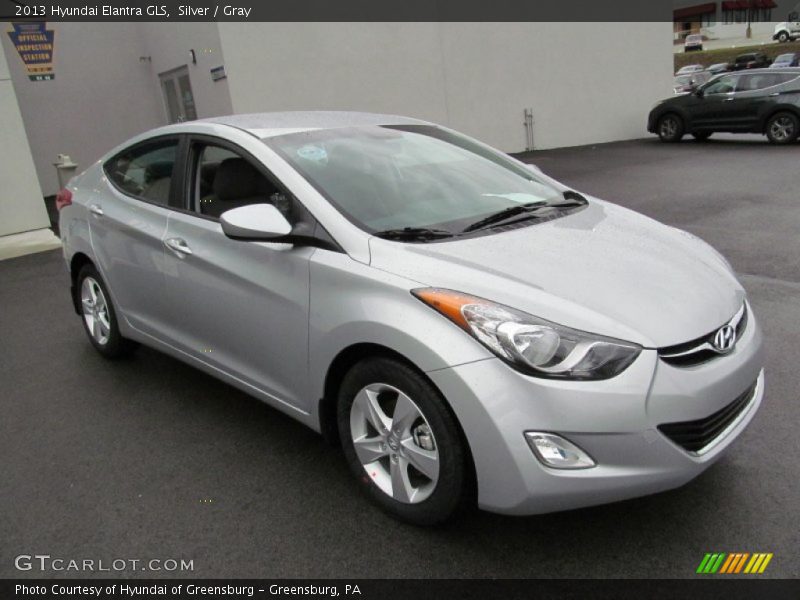 Silver / Gray 2013 Hyundai Elantra GLS