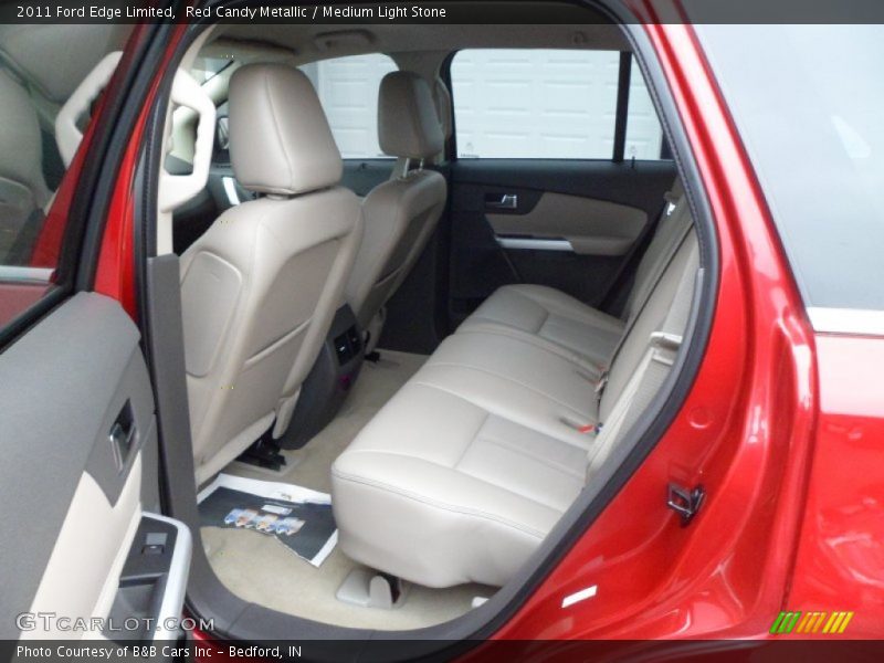 Red Candy Metallic / Medium Light Stone 2011 Ford Edge Limited