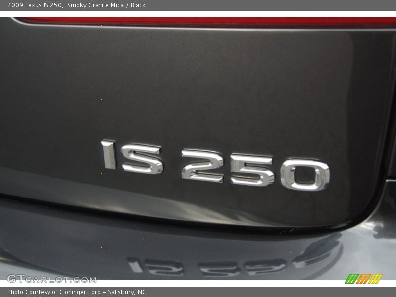 Smoky Granite Mica / Black 2009 Lexus IS 250