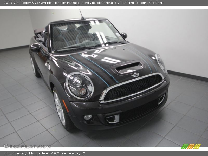 Iced Chocolate Metallic / Dark Truffle Lounge Leather 2013 Mini Cooper S Convertible Highgate Package