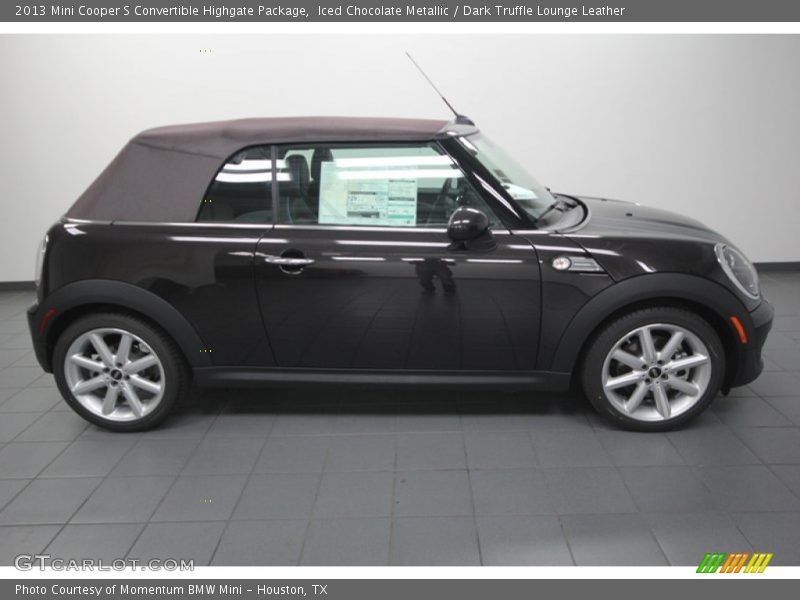  2013 Cooper S Convertible Highgate Package Iced Chocolate Metallic
