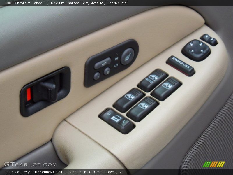Medium Charcoal Gray Metallic / Tan/Neutral 2002 Chevrolet Tahoe LT