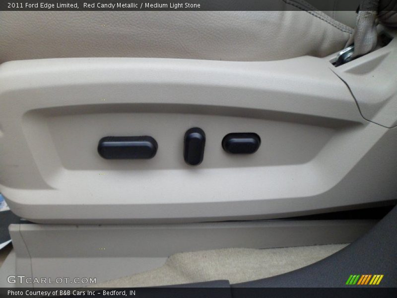 Red Candy Metallic / Medium Light Stone 2011 Ford Edge Limited