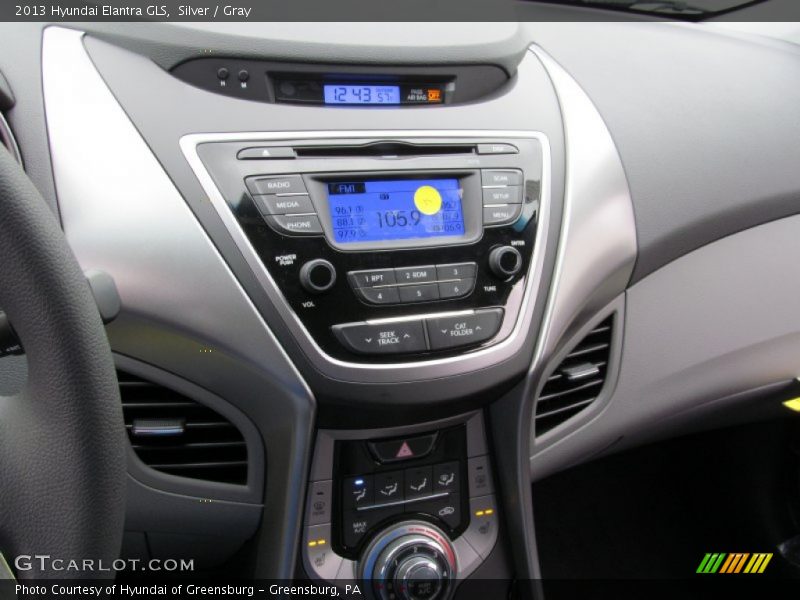 Silver / Gray 2013 Hyundai Elantra GLS