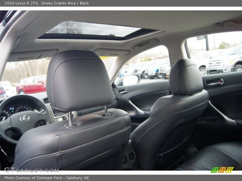 Smoky Granite Mica / Black 2009 Lexus IS 250