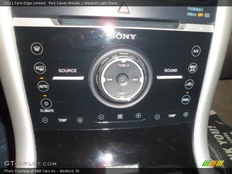 Red Candy Metallic / Medium Light Stone 2011 Ford Edge Limited