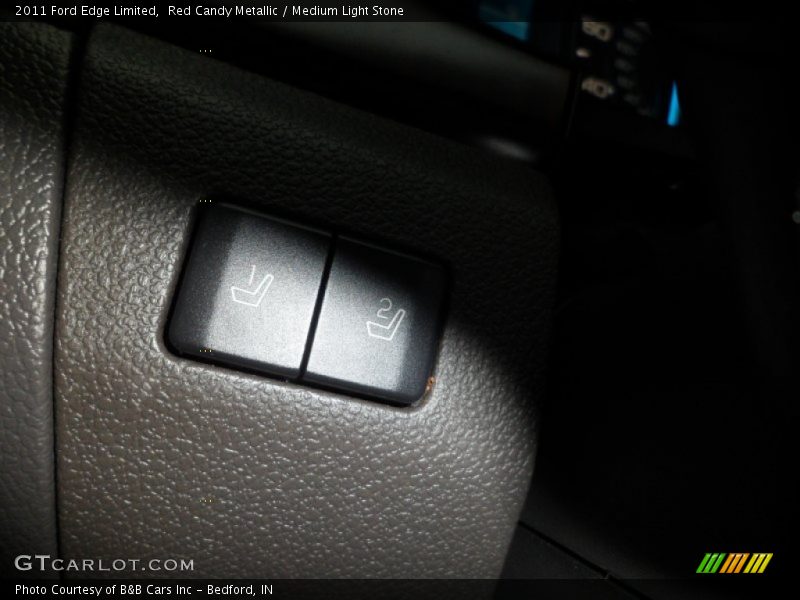 Red Candy Metallic / Medium Light Stone 2011 Ford Edge Limited