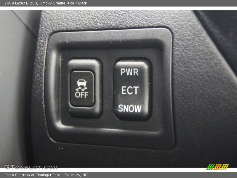 Smoky Granite Mica / Black 2009 Lexus IS 250
