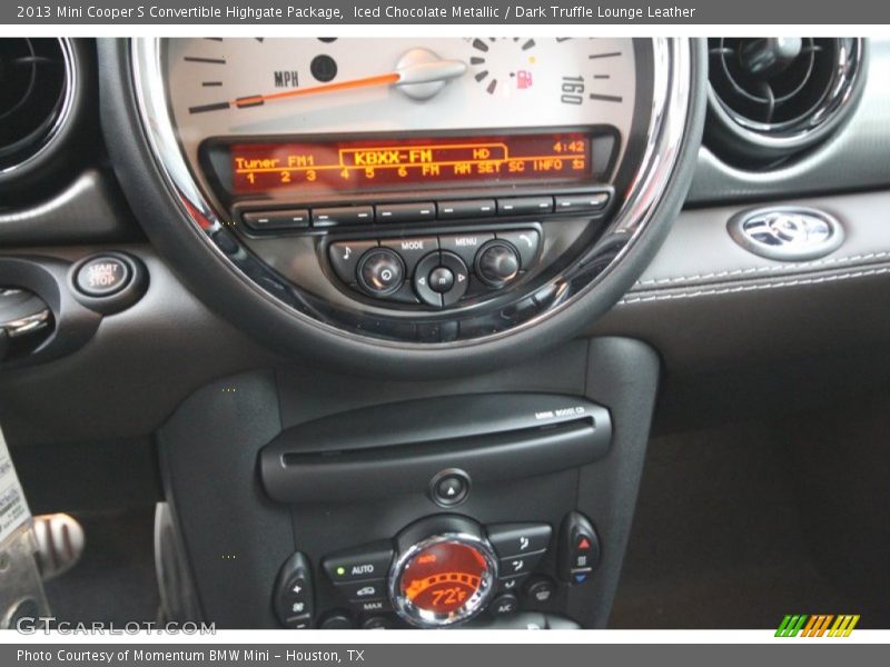 Iced Chocolate Metallic / Dark Truffle Lounge Leather 2013 Mini Cooper S Convertible Highgate Package