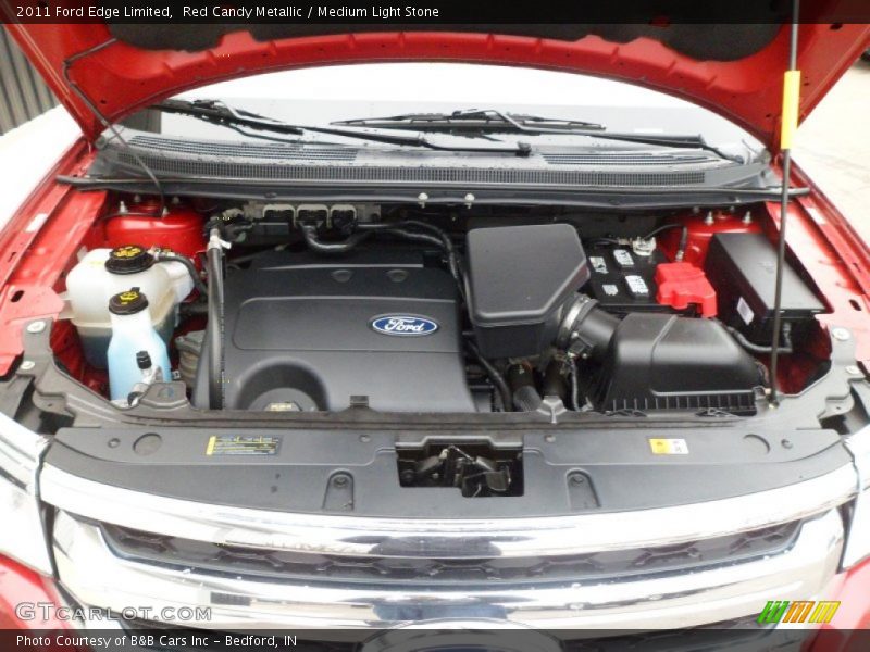 Red Candy Metallic / Medium Light Stone 2011 Ford Edge Limited