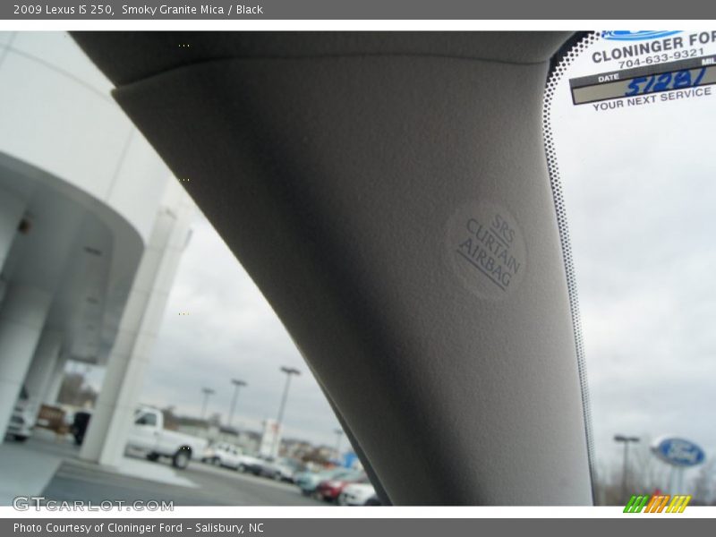Smoky Granite Mica / Black 2009 Lexus IS 250