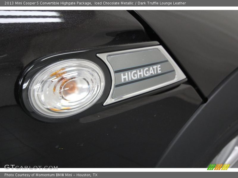  2013 Cooper S Convertible Highgate Package Logo