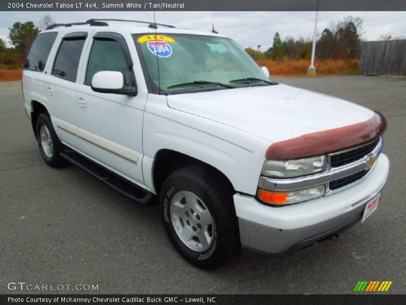 Summit White / Tan/Neutral 2004 Chevrolet Tahoe LT 4x4