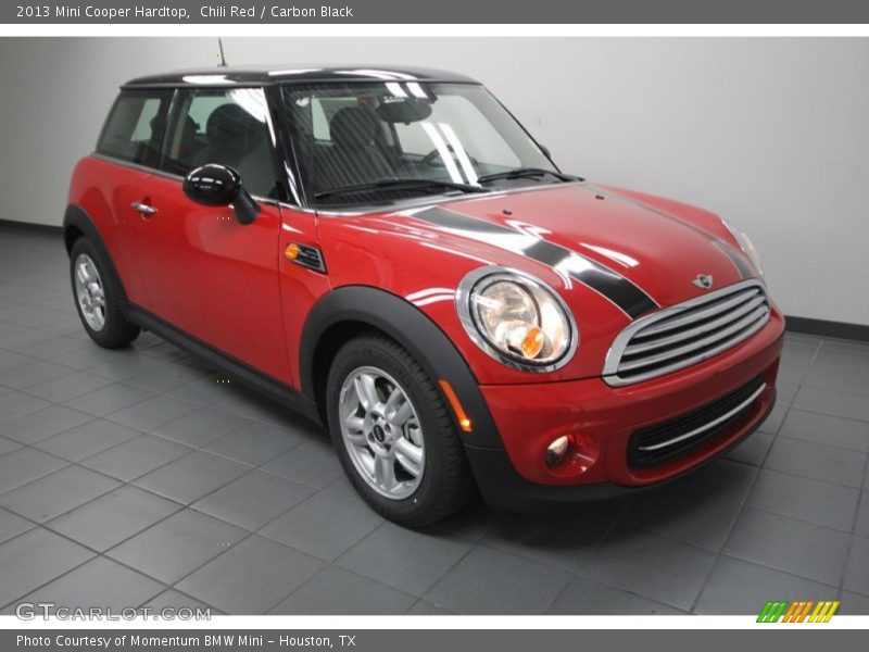 Chili Red / Carbon Black 2013 Mini Cooper Hardtop