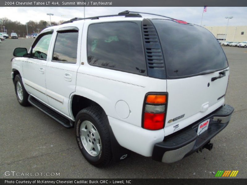 Summit White / Tan/Neutral 2004 Chevrolet Tahoe LT 4x4